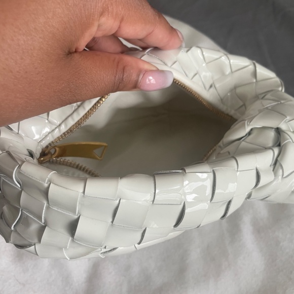Bottega Veneta Mini Jodie Patent White - Picture 4 of 5